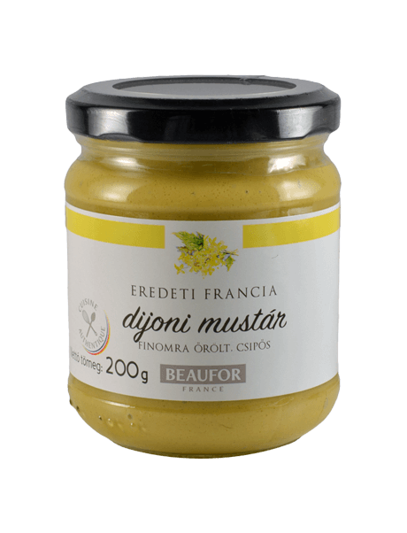 Dijoni mustár finom, csípős
